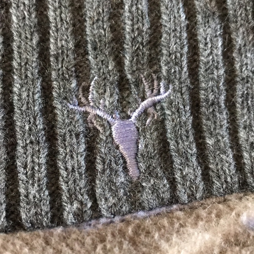 Fleece Lined, Knit Beanie, Reversible - image 2